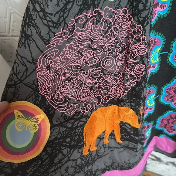 Y2K HTF desigual Colorful Patterned Women's Dress - Picture 10 of 10